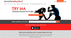 Desktop Screenshot of martialartnearyou.com